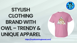 Stylish Clothing Brand with Owl – Trendy & Unique Apparel