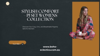 Relax in Style – Shop Women's PJ Sets at Boho Eclectica