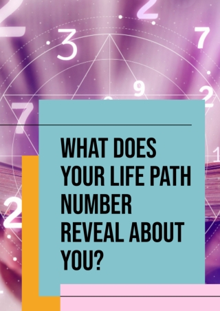 What Does Your Life Path Number Reveal About You