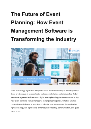 The Future of Event Planning_ How Event Management Software is Transforming the Industry