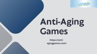 anti aging games