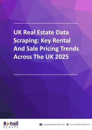 UK Real Estate Data Scraping Reveals 2025 Price Trends