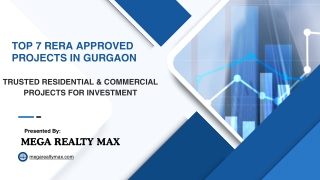 Top 7 RERA Approved Projects in Gurgaon
