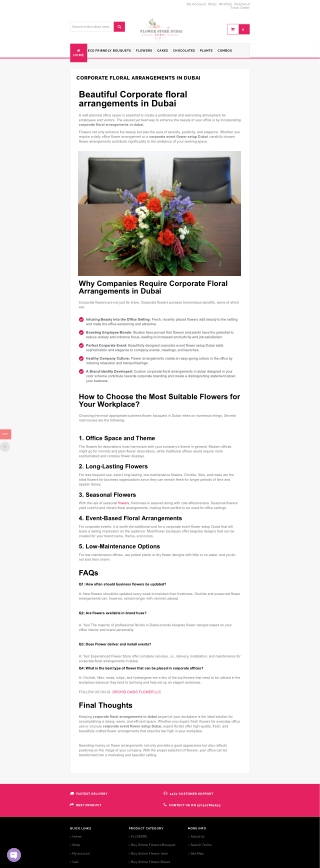 Corporate Event Flower Setup Dubai – Stylish Designs for Every Occasion