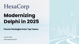 moderniz ing delphi in 2025