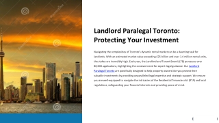 Hire a Landlord Paralegal in Toronto | Legal Solutions for Evictions & Rental