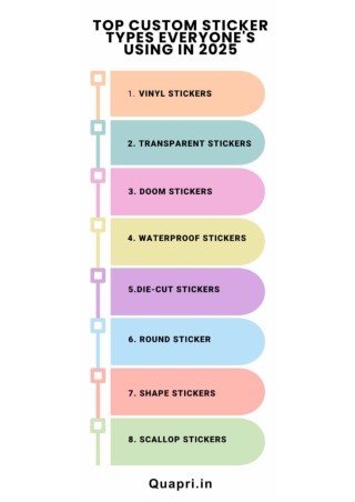 Top Custom Sticker Types Everyone's Using in 2025