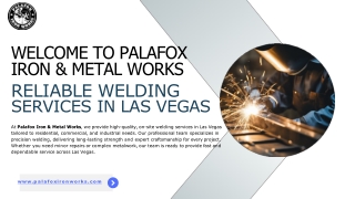 Mobile Welding Services Las Vegas – Palafox Iron & Metal Works
