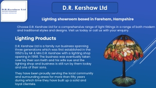 Best Light Retail Shop in Winchester & Southampton