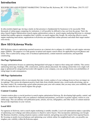 How website positioning Kelowna Can Boost Your Online Presence