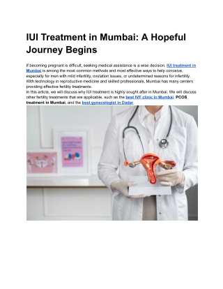IUI Treatment in Mumbai_ A Hopeful Journey Begins (1)