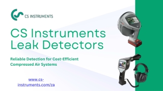 CS Instruments Leak Detectors