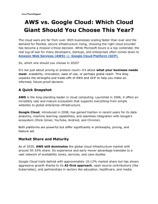 AWS vs. Google Cloud_ Which Cloud Giant Should You Choose This Year_