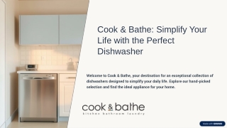 Dishwashers collections  Cook & Bathe