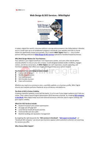 SEO Services