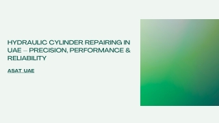 Hydraulic Cylinder Repairing in UAE