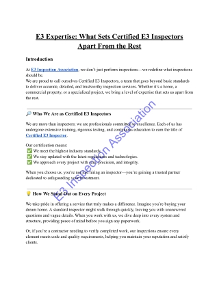 E3 Expertise: What Sets Certified E3 Inspectors Apart From the Rest.pdf