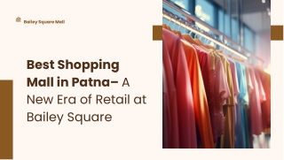 Best Shopping Mall in Patna