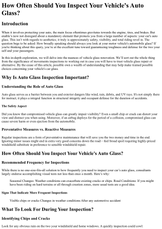11 Ways to Completely Sabotage Your car window replacement burlington nc