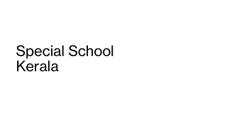 Special School kerala