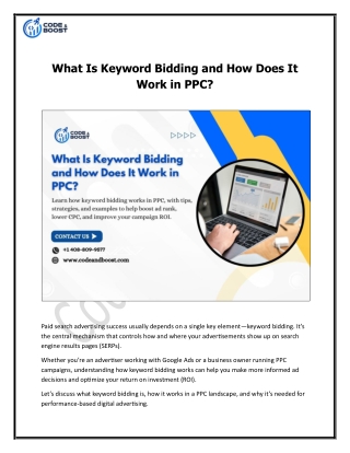 what is keyword bidding and how does it work