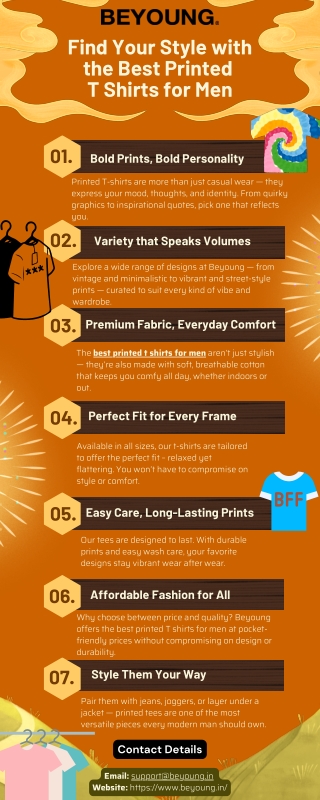 Comfort Meets Creativity: Why Printed T Shirts are Best Choice for Men