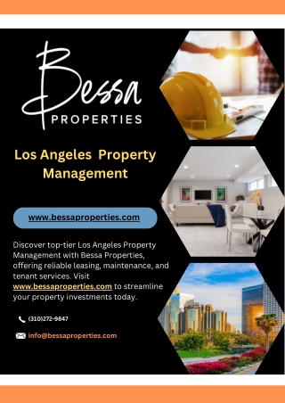 Los Angeles Property Management - Bessa Properties