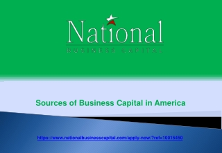 Sources of Business Capital in America