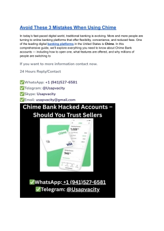 Avoid These 3 Mistakes When Using Chime