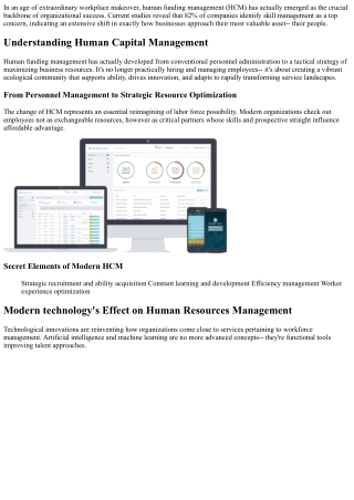 Exactly How Human Resources Management is Improving the Future of Work