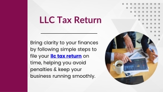 LLC Tax Return