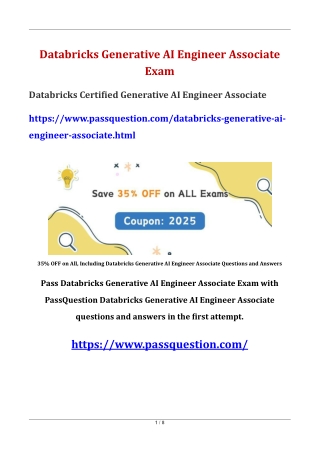 databricks generative ai engineer associate exam