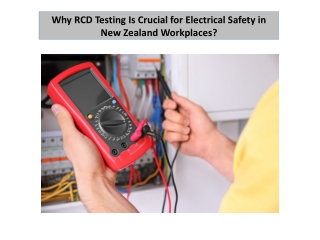RCD Testing for Electrical Safety in New Zealand