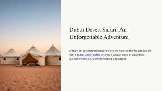 Dubai Desert Safari Deals & Offers 2025