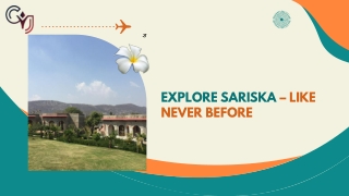 Best Resorts & Wedding Venues in Sariska