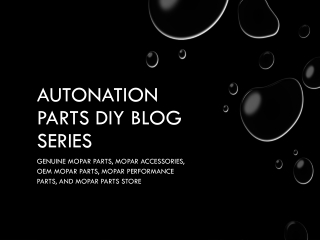 DIY Guide for Your Mopar by Autonation Parts