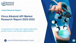 Vinca Alkaloid API Market Research Report 2025-2032