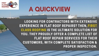 Efficient & Personalized Flat Roof Repair Services in Upper Arlington, OH