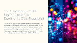 The Advantages of Digital Marketing Over Traditional Marketing