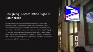 Why Indoor Signs Are an Office Necessity, Not a Choice