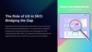 The Role of UX in SEO: How Wiltshire Agencies Are Bridging the Gap
