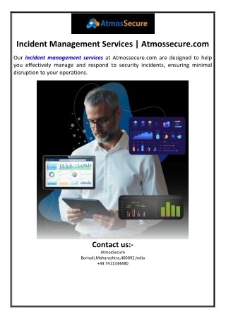 Incident Management Services | Atmossecure.com
