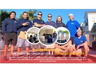 Newport Movers: The Essential Checklist for a Quick and Easy Move