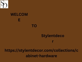 Brass cabinet hardware - Stylentdecor