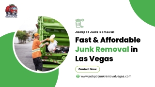 Same Day Junk Removal in Las Vegas – Fast, Affordable & Hassle-Free Service