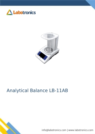 Analytical-Balance-LB-11AB