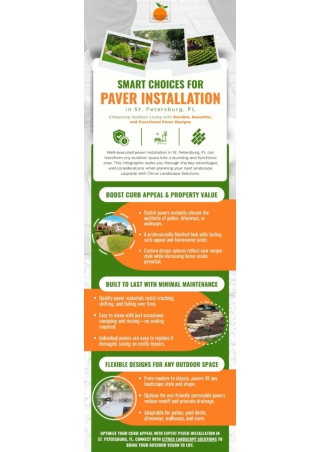 Enhancing Outdoor Living with Paver Installation in St. Petersburg, FL