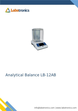 Analytical-Balance-LB-12AB
