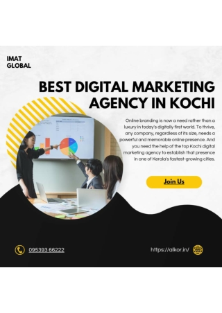 Best Digital Marketing Agency in Kochi Poster by Alkor