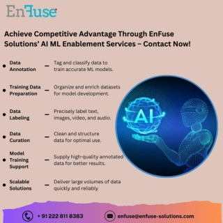Achieve Competitive Advantage Through EnFuse’s AI ML Enablement Services